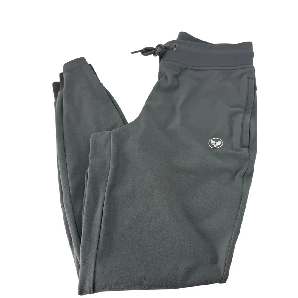 Alpha Forward Mens Charcoal Gray Tapered Athletic Jogger Pants Size Small AF